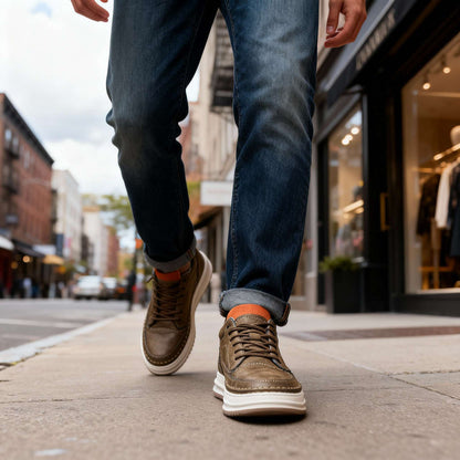 Robert Johnson Leather Sneakers